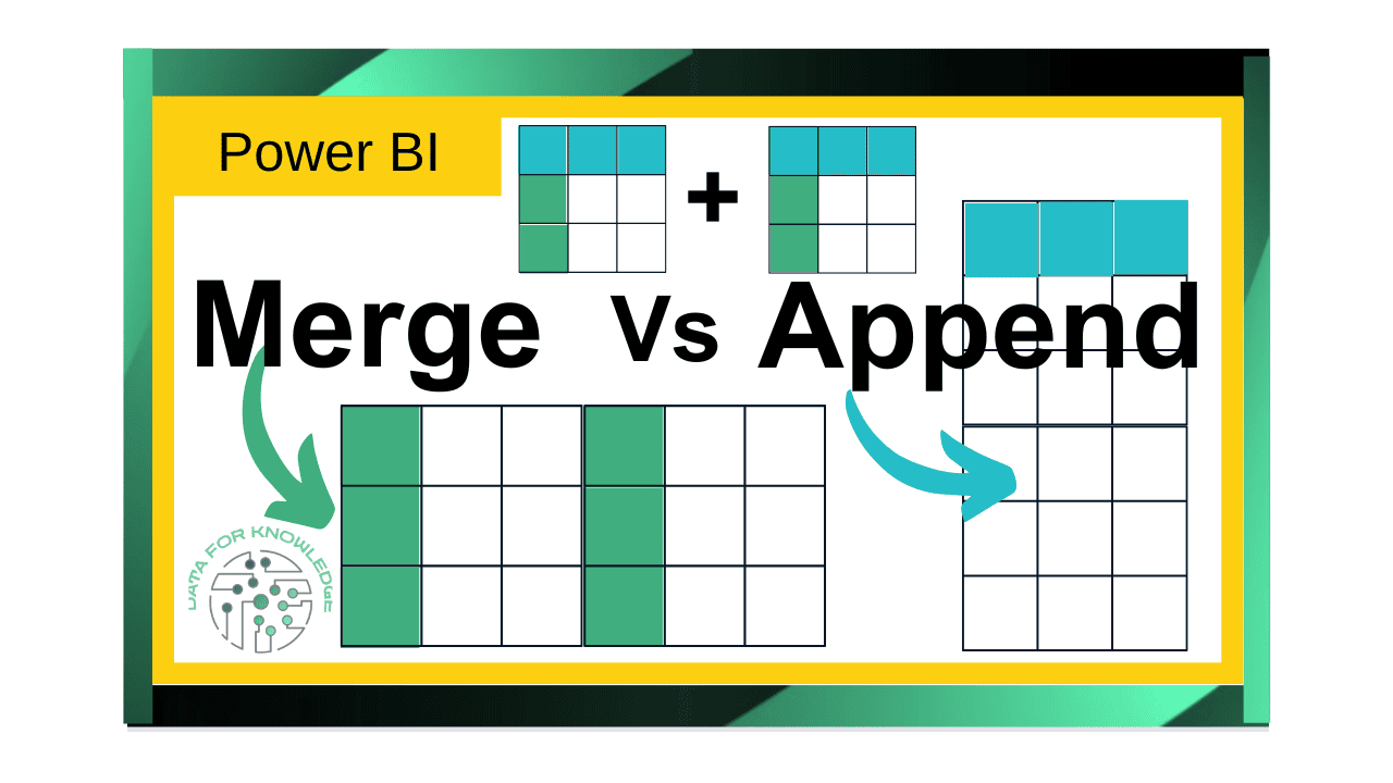 Merge vs Append in Power BI: What’s the Difference?